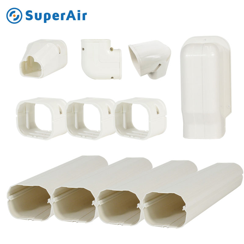 Decoration duct PVC line set cover ac for mini split air conditioner